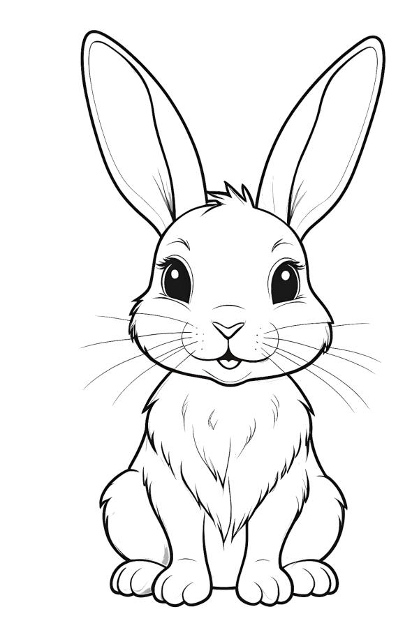 Bunny Coloring Page