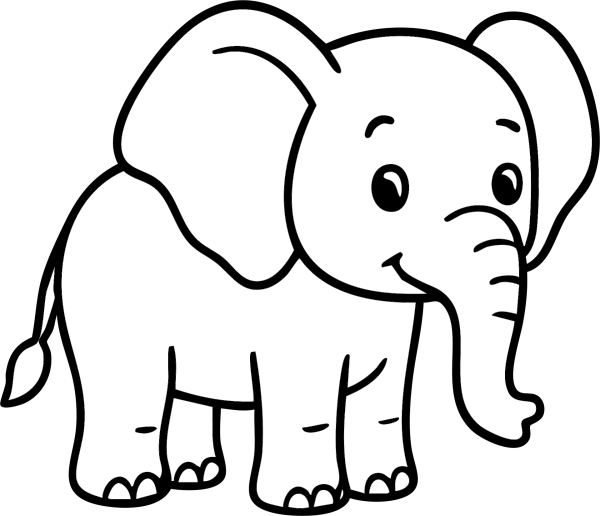 Elephant Coloring Page