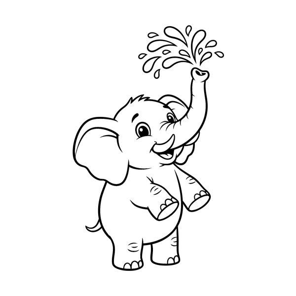 Elephant Coloring Page