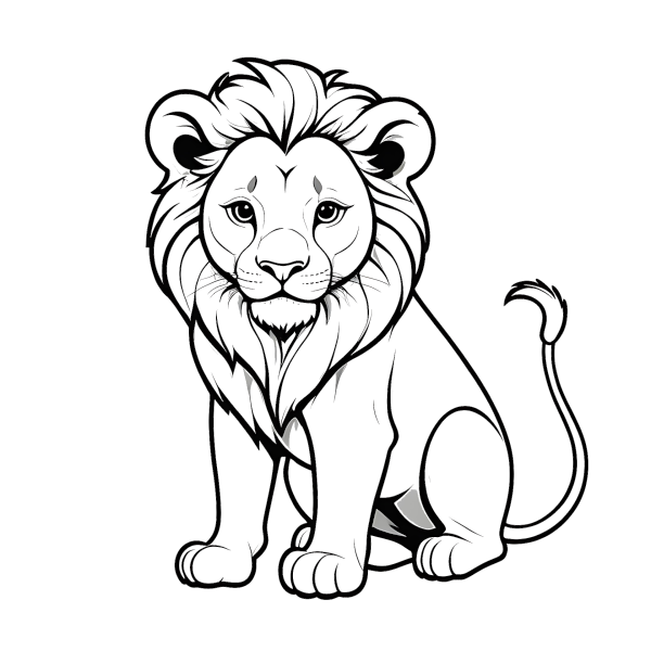 Lion Coloring Page