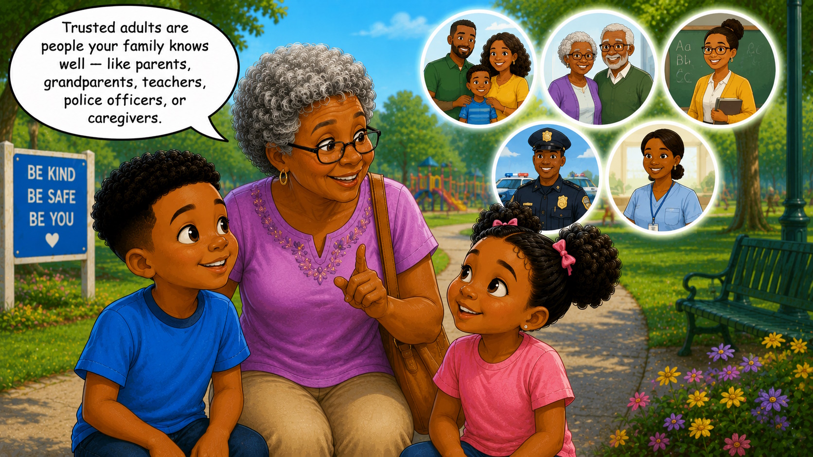 Little Jayden and his cousin Lily Park Adventure